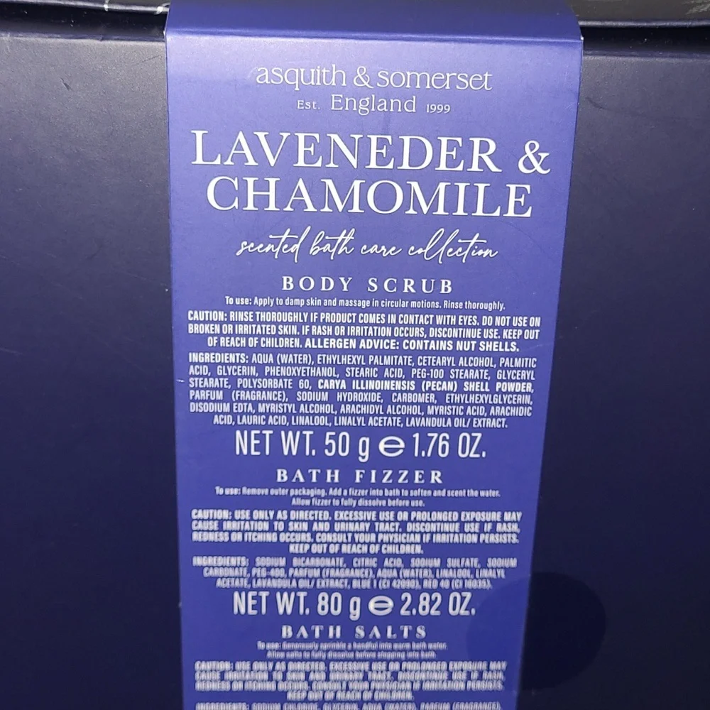 NWT Asquith & Somerset Lavender & Chamomile Bath Care Collection - Picture 6 of 7